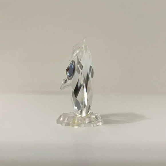 Crystal Glass Owl Figurine Miniature Figure 1.5 Inch - Picture 3 of 16
